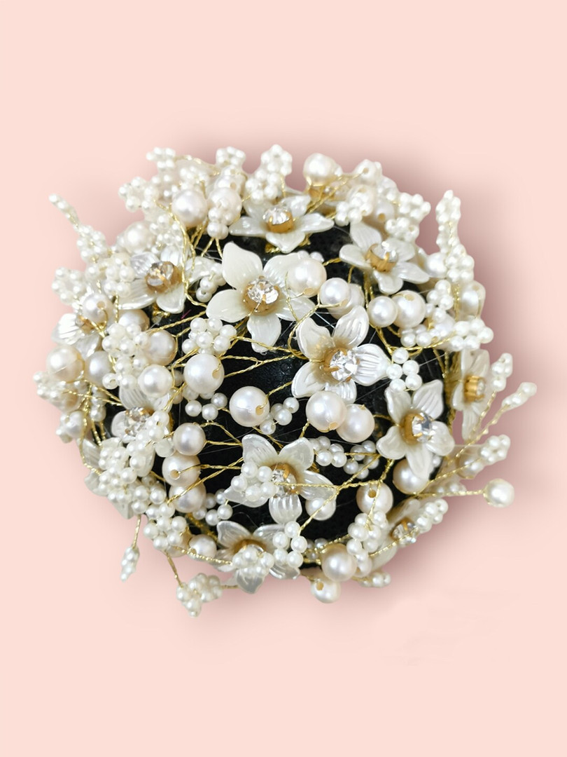 Hair Flare Embellished Bun Cover
